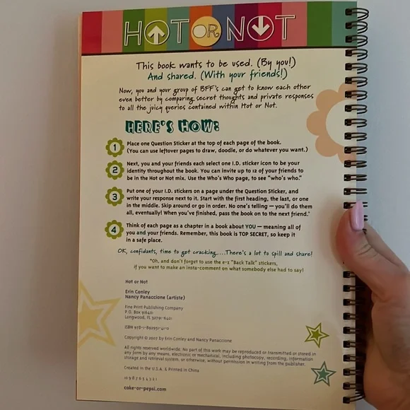 Colorful Friendship Notebook - Picture 3 of 3
